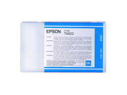 Original Epson T6022 Standard Yield 110ml Cyan Ink Cartridge, C13T602200