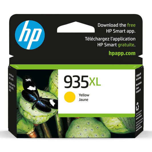 Original HP 935XL High Yield Yellow Ink Cartridge, C2P26AN