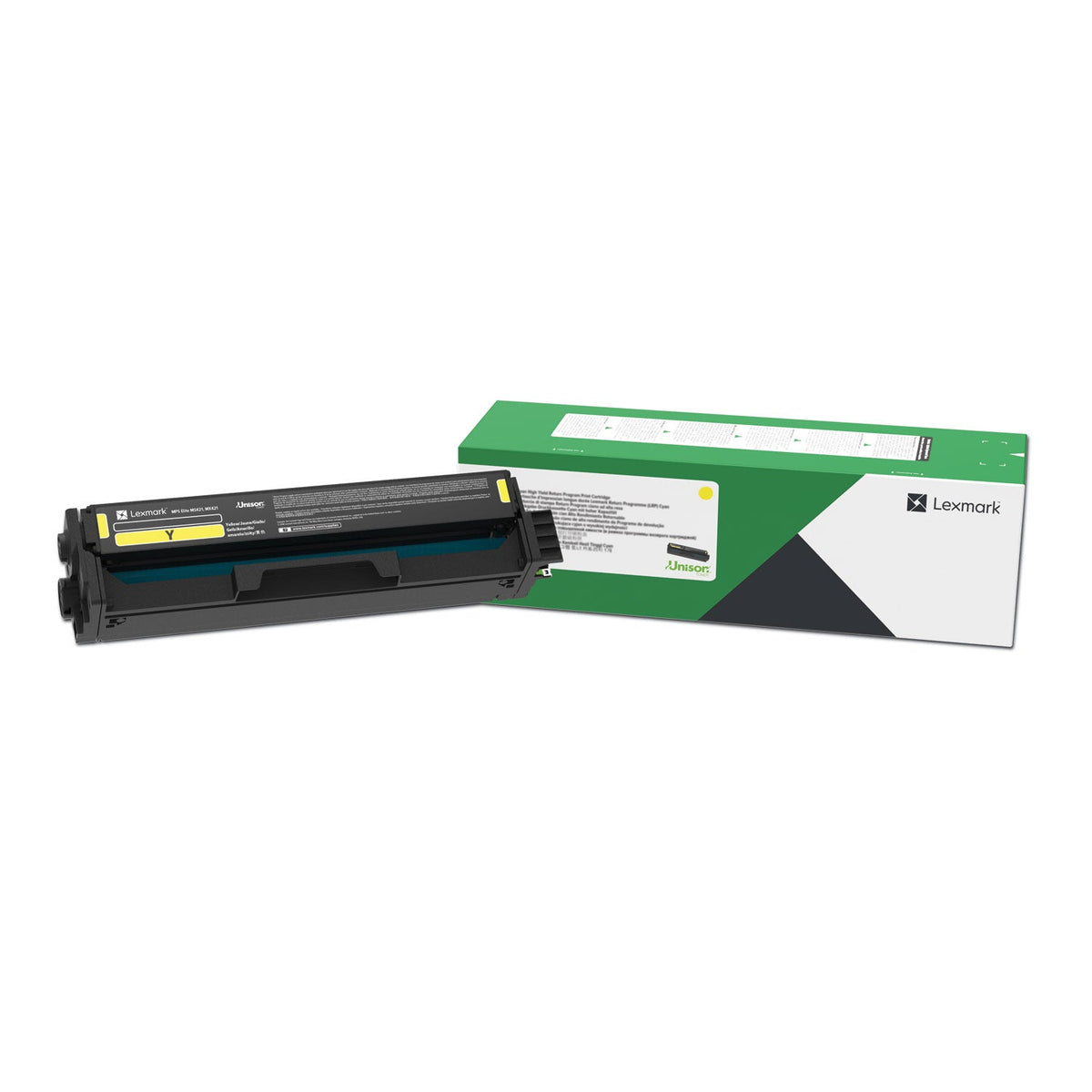 Original Lexmark C331HY0 High Yield Yellow Return Program Print Cartridge