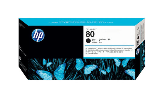 Original HP 80 Standard Yield Black Printhead,C4820A