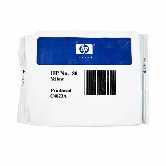 Genuine HP 80 Yellow Printhead Only DesignJet Ink Cartridge, C4823A