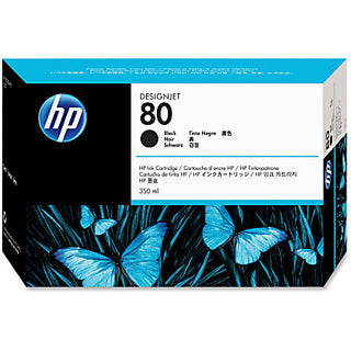 Original HP 80 Standard Yield Black Ink Cartridge,C4871A