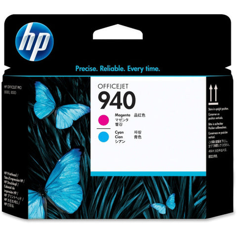 Original HP 940 Standard Yield Cyan/Magenta Printhead, C4901A