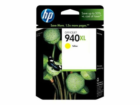 Original HP 940XL High Yield Yellow Ink Cartridge, C4909AN