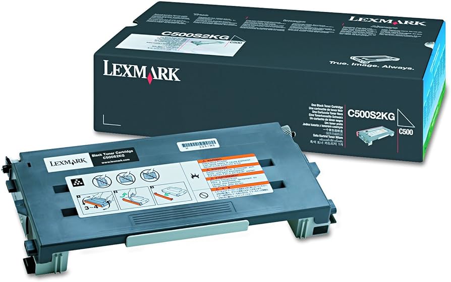Genuine Lexmark C500S2KG Standard Yield Black Toner Cartridge