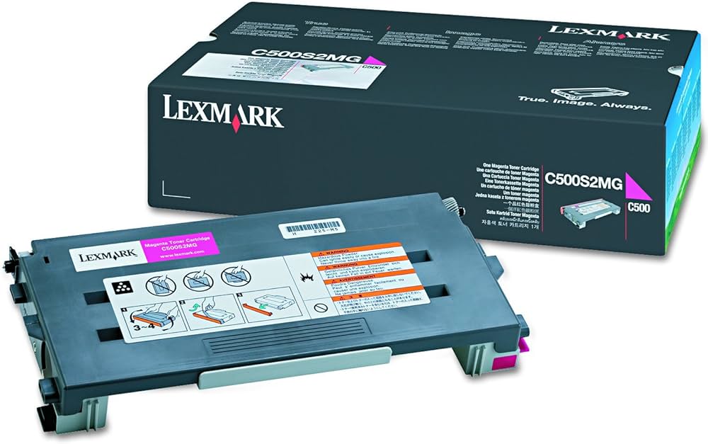 Genuine Lexmark C500S2MG Standard Yield Magenta Toner Cartridge