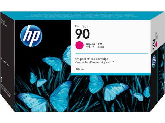 New HP 90 400-ml (C5063A)Magenta Ink Cartridge