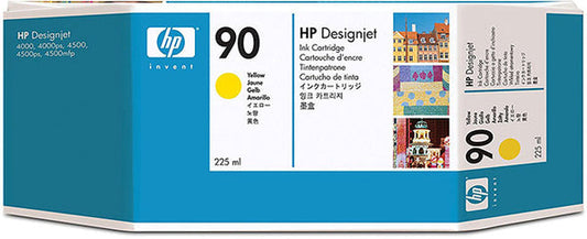Original HP 90 Standard Yield Yellow Inkjet Cartridge, C5064A