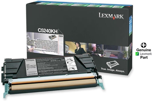 Original Lexmark C5240KH High Yield Black Toner Cartridge