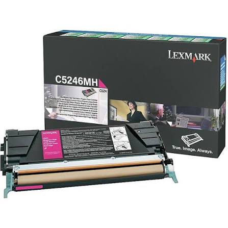 Original Lexmark C5246MH High Yield Magenta Toner Cartridge