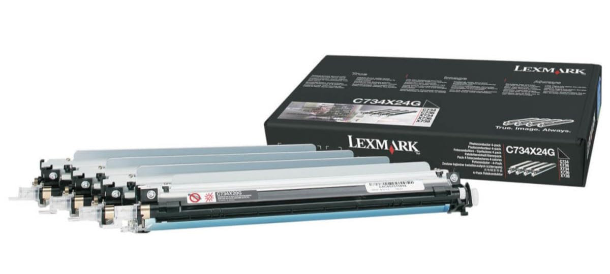 Genuine Lexmark C734X24G Laser Photoconductor 4-Color Kit