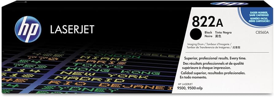 Original HP 822A Standard Yield Black Imaging Drum, C8560A