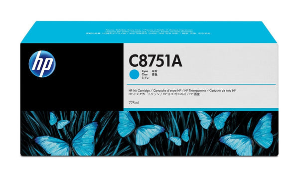 Original HP C8751A High Yield Cyan Ink Cartridge 