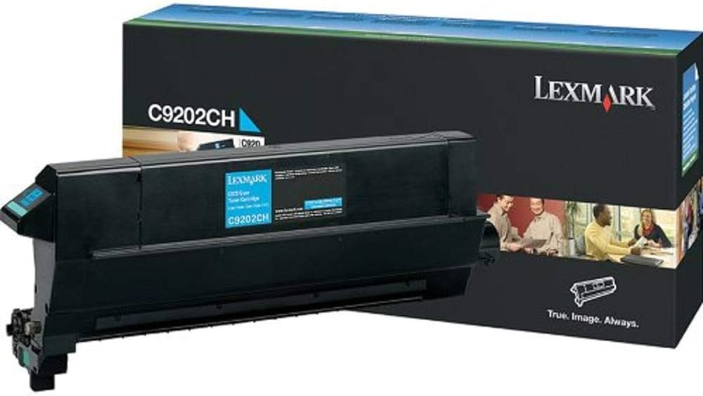 Genuine Lexmark C920 Standard Yield Cyan Toner Cartridge, C9202CH