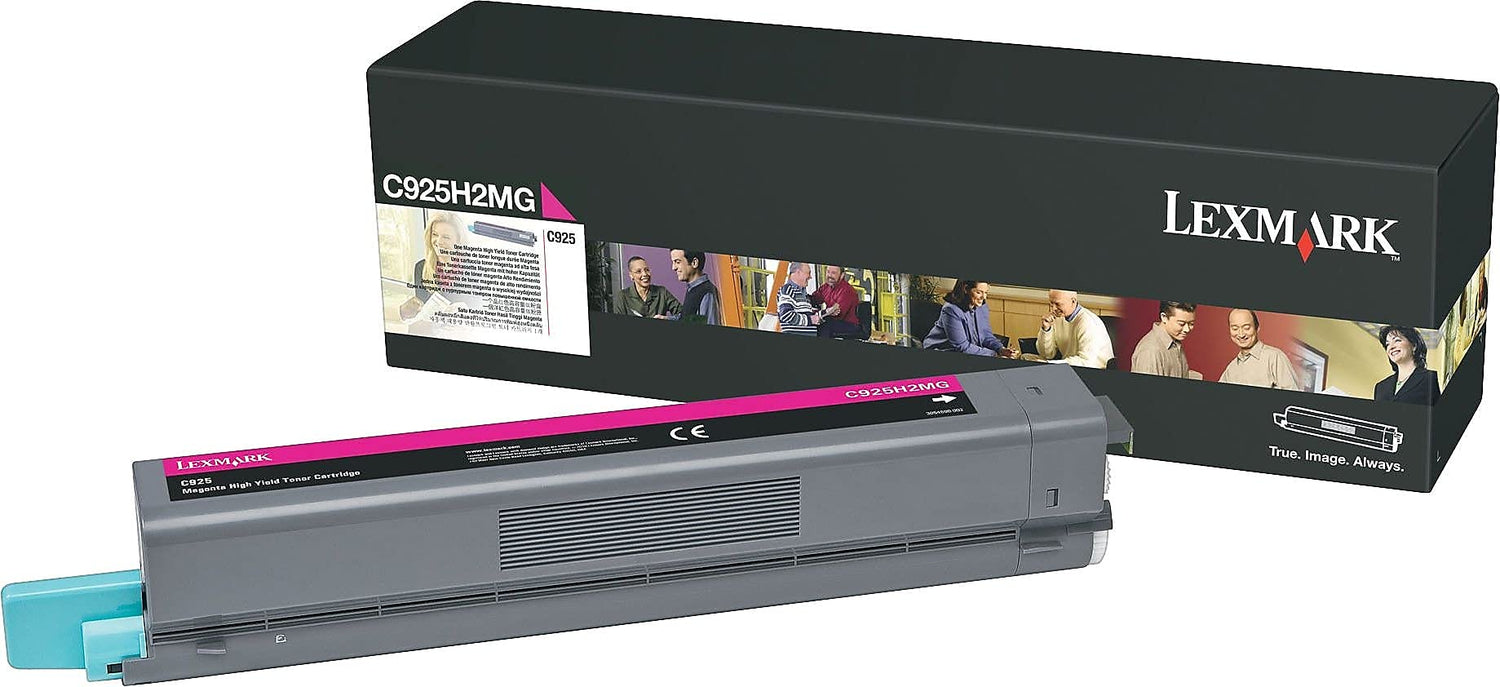 Original Lexmark C925 Magenta High Yield Toner Cartridge, C925H2MG