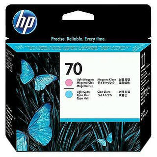 Original HP 70 Standard Yield Light Magenta and Light Cyan Printhead, C9405A