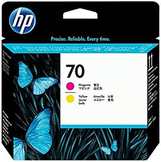 Original HP 70 Standard Yield Magenta and Yellow Printhead C9406A