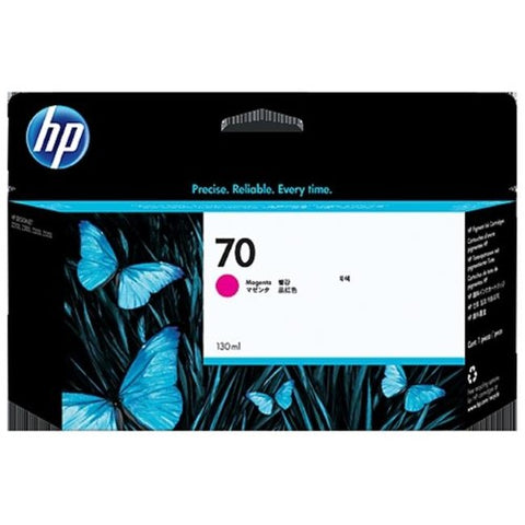 Original HP 70 130-ml Standard Yield Magenta Ink Cartridge, C9453A