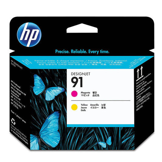 Original HP 91 Standard Yield Magenta and Yellow Printhead Cartridge, C9461A