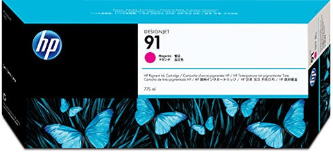 Original HP 91 775-ml Standard Yield Magenta Ink Cartridge, C9468A