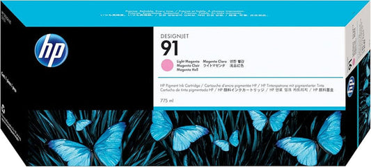 Original HP 91 775-ml Standard Yield Light Magenta Ink Cartridge, C9471A