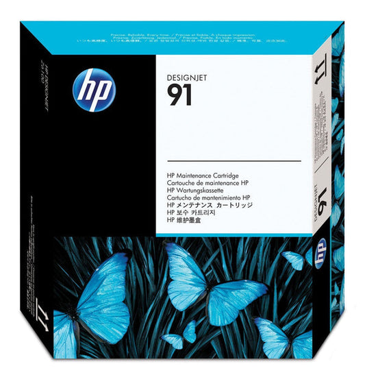 Original HP 91 Standard Yield Designjet Maintenance Cartridge, C9518A