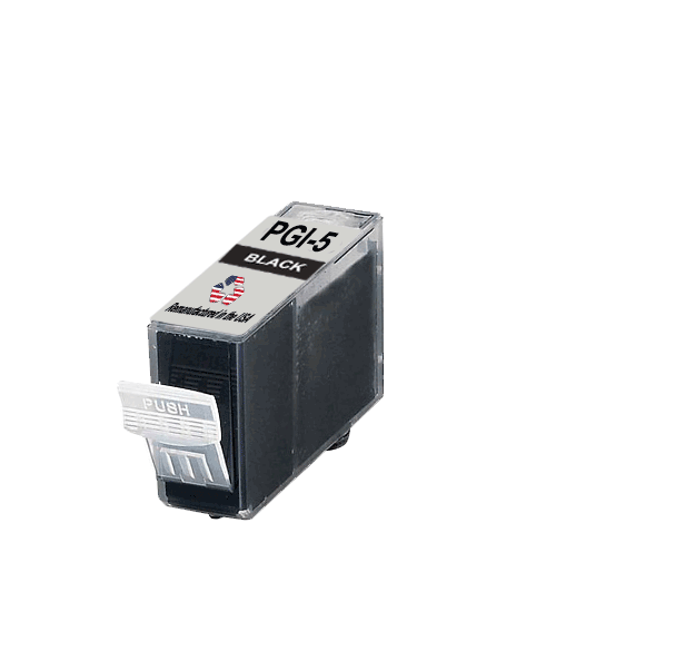 JIT Brand for Canon PGI-5BK Black High Yield Remanufactured in the USA Ink Cartridge