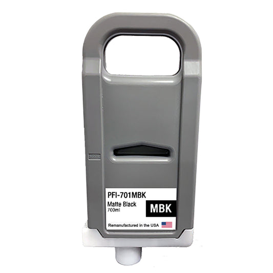 JIT Brand for Canon PFI-701 700mL Matte Black PFI-701MBK High Yield Remanufactured in the USA Ink Cartridge