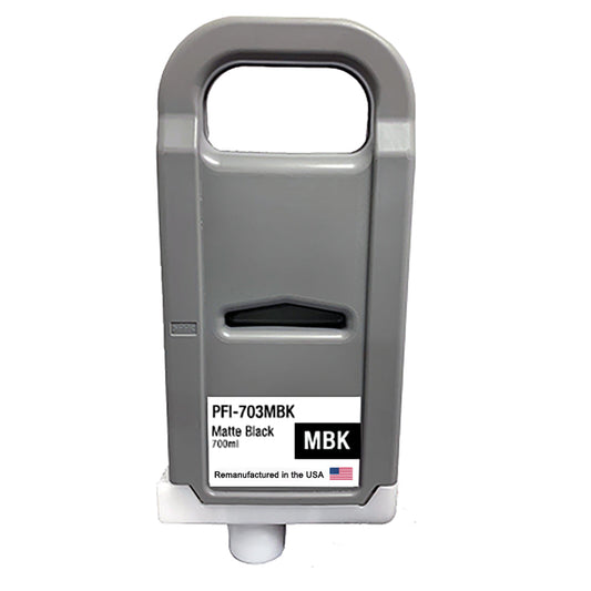 JIT Brand for Canon PFI-703 700mL Matte Black High Yield Remanufactured in the USA Ink Cartridge