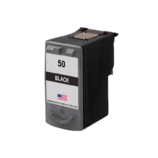 JIT Brand for Canon PG-50 Black High Yield Remanufactured in the USA Ink Cartridge