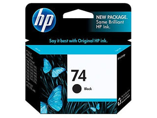 Original HP 74 High Yield Black Ink Cartridge, CB335WN