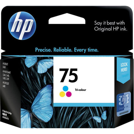 Original HP 75XL High Yield Color Ink Cartridge, CB338WN