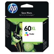 Original HP 60XL High Yield Tri-Color Ink Cartridge, CC644WN
