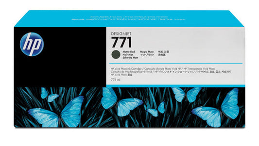 Original HP 711 Standard Yield Matte Black DesignJet Ink Cartridge,CE037A