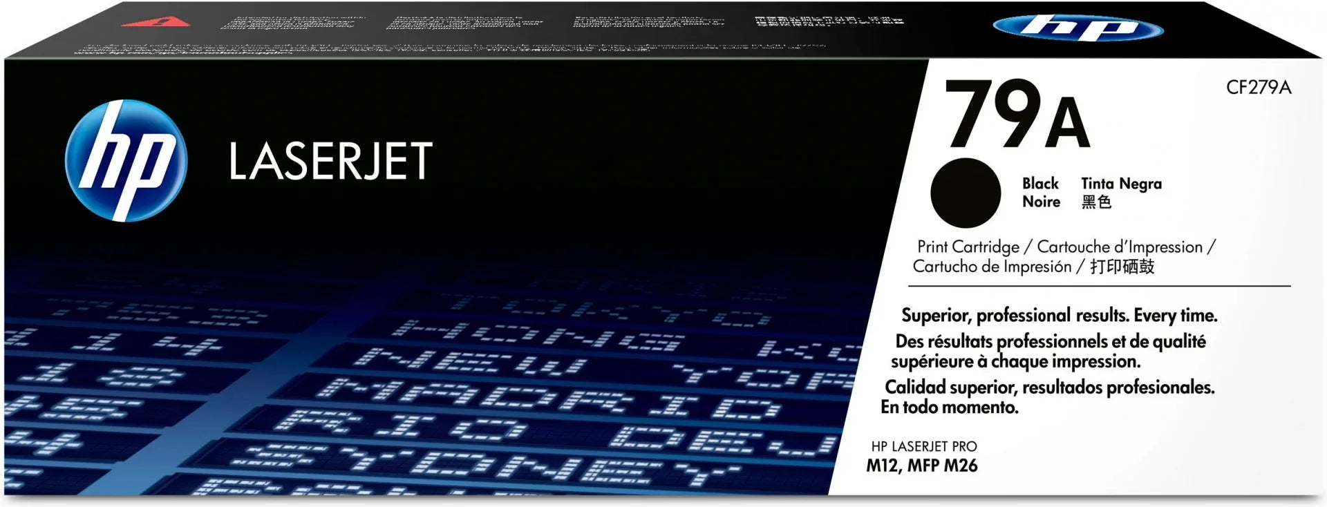Original HP 79A Standard Yield Black Toner Cartridge, CF279A