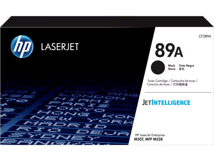 Original HP 89A Standard Yield Black Toner Cartridge, CF289A 