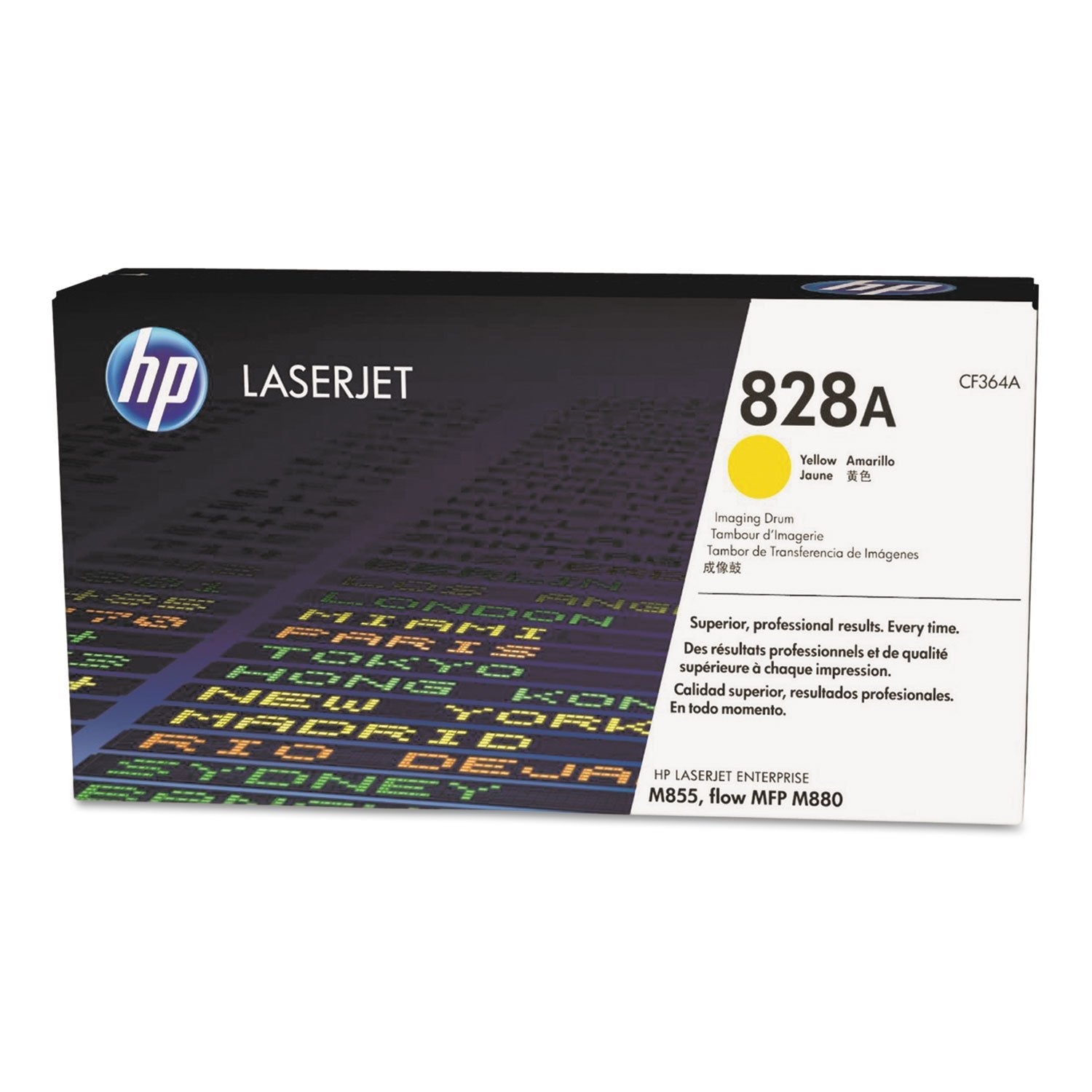 Original HP 828A Standard-Yield Yellow Image Drum, CF364A