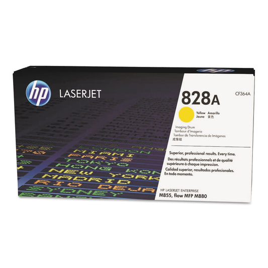 Original HP 828A Standard-Yield Yellow Image Drum, CF364A