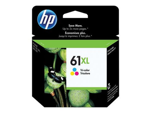 Original HP 61XL High Yield Tri-Color Ink Cartridge, CH564WN