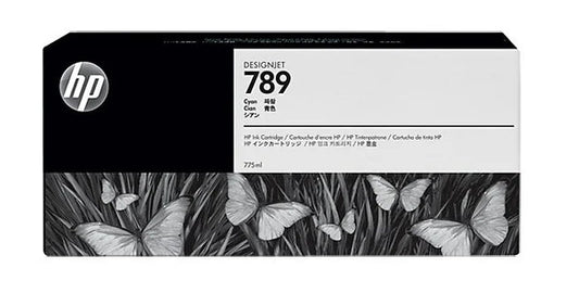 Original HP 789 775mL Standard Yield Cyan DesignJet Ink Cartridge, CH616A