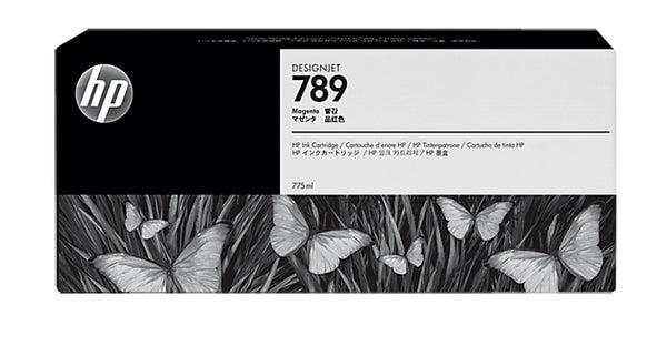 Original HP 789 775mL Standard Yield Magenta Latex DesignJet Ink Cartridge, CH617A