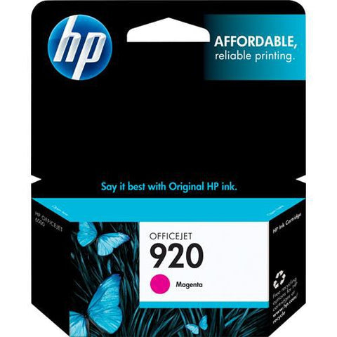 Original HP 920 Standard Yield Magenta Ink Cartridges,CH635AN