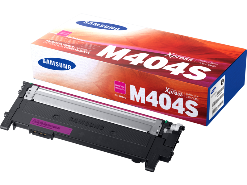 Original Samsung M404 Standard Yield Magenta Toner Cartridge, CLT-M404S