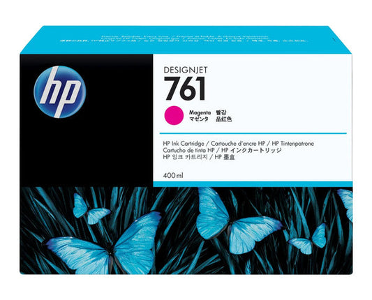 Original HP 761 400mL Standard Yield Magenta Ink Cartridge, CM993A