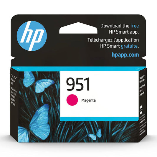 Original HP 951 Standard Yield Magenta Ink Cartridges, CN051AN