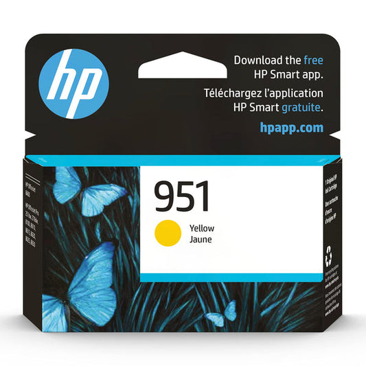 Original HP 951 Standard Yield Yellow Ink Cartridges, CN052AN