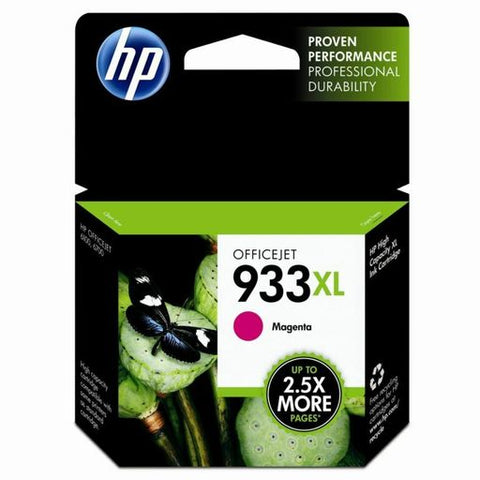 Original HP 933XL High Yield Magenta Ink Cartridge, CN055AN