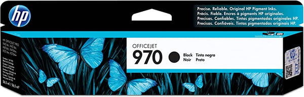 Original HP 970 Standard Yield Black Ink Cartridge, CN621AM