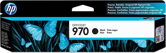 Original HP 970 Standard Yield Black Ink Cartridge, CN621AM