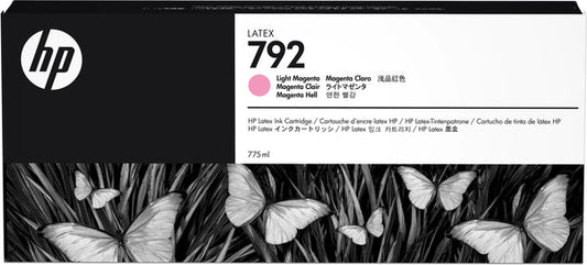 Original HP 792 775ml Standard Yield Light Magenta Ink Cartridge, CN710A